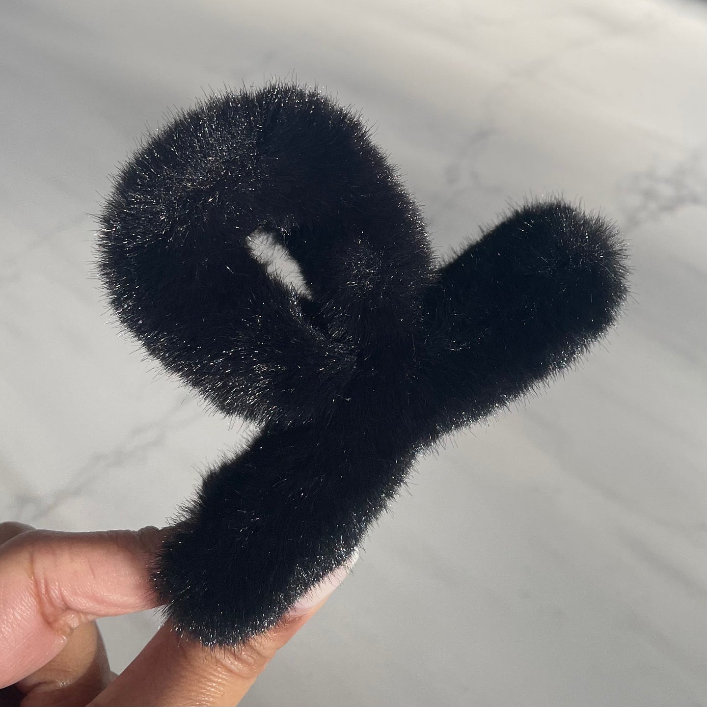 Fluffy Claw Clip (Small)